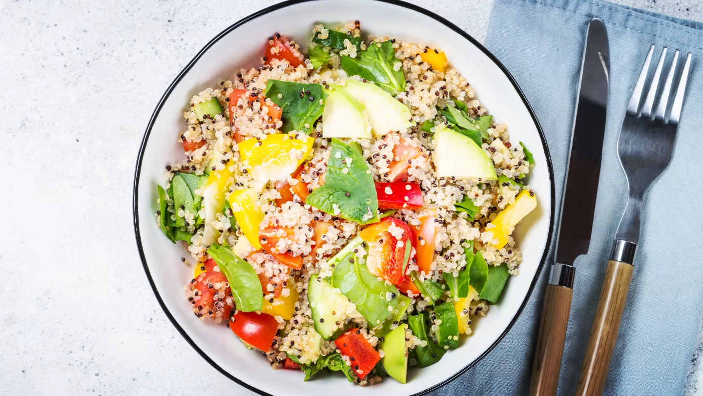 Quinoa salad bowl