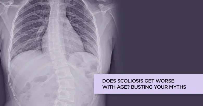 X-ray of scoliotic spine